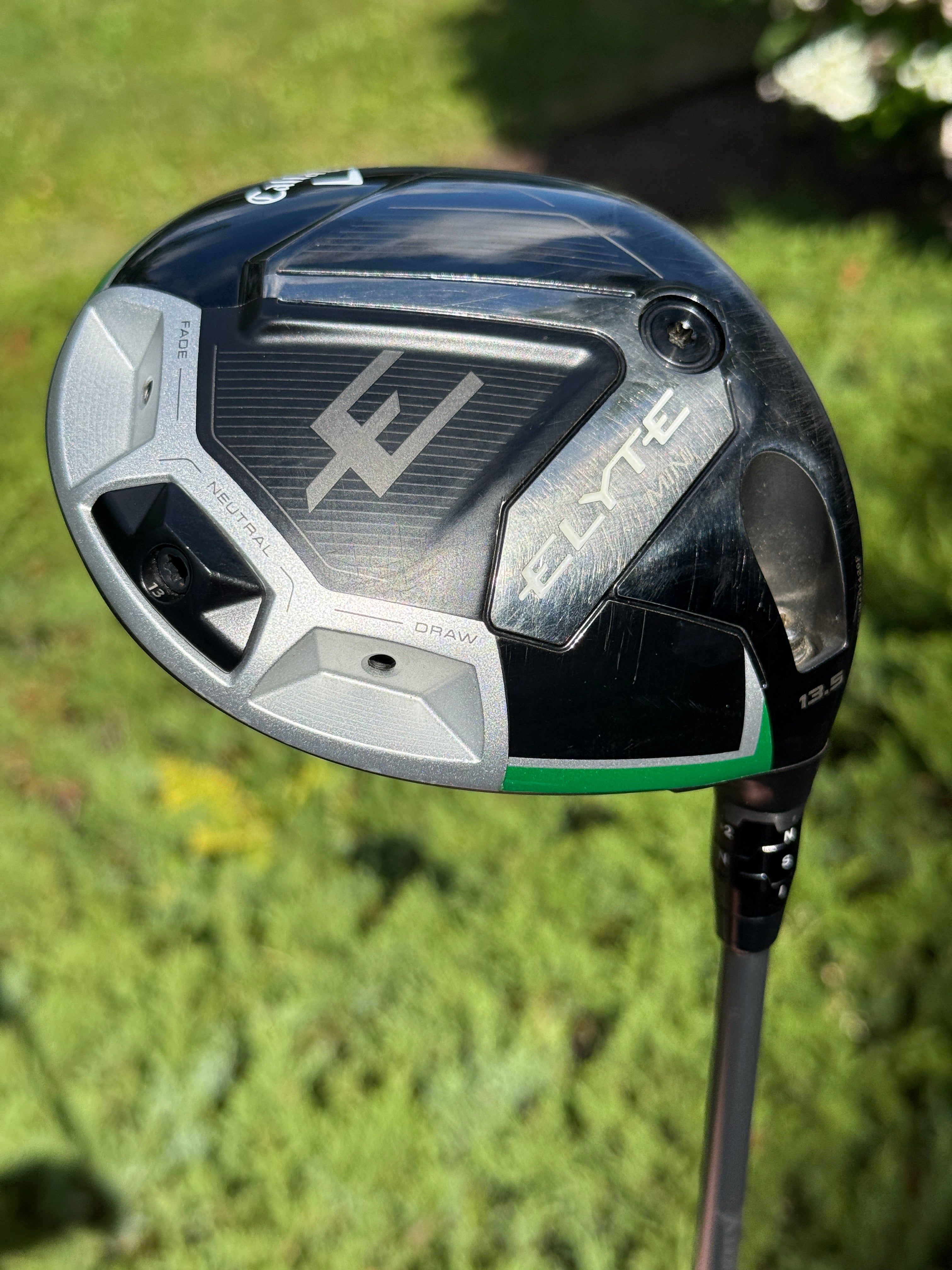 Callaway Elyte 13.5° Mini Driver w/60g Stiff Flex Denali Charcoal Shaft & HC