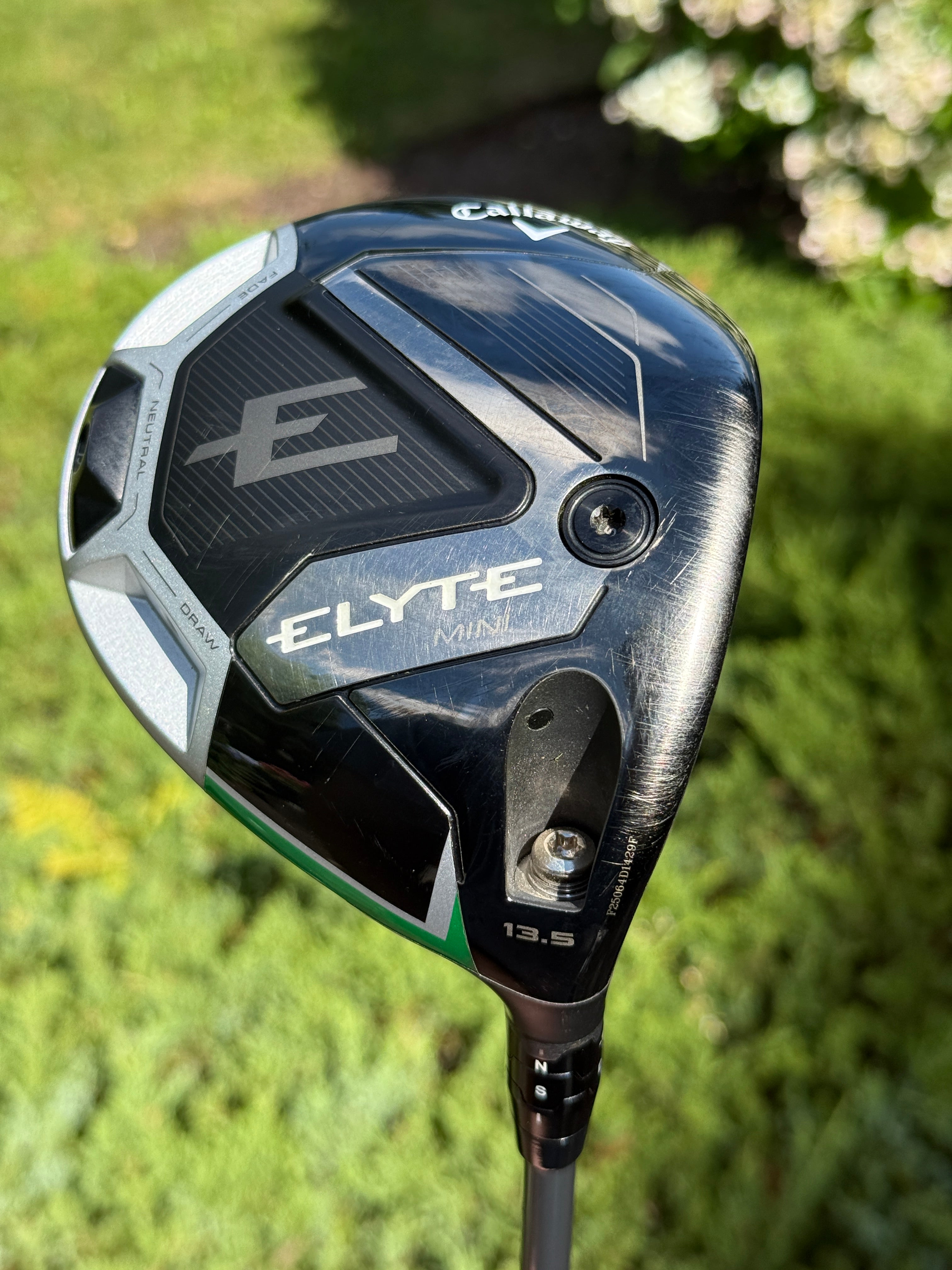 Callaway Elyte 13.5° Mini Driver w/60g Stiff Flex Denali Charcoal Shaft & HC