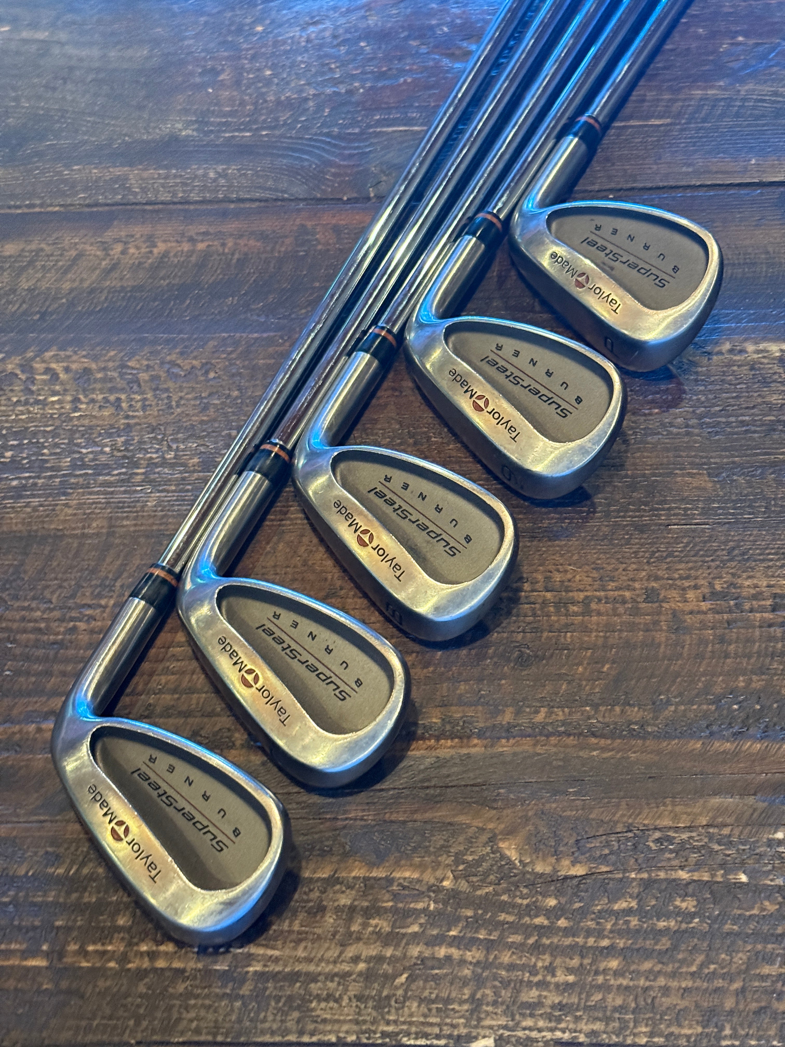 Taylormade Burner Super Steel 6-PW Iron Set w/80g Regular Flex Steel Shafts