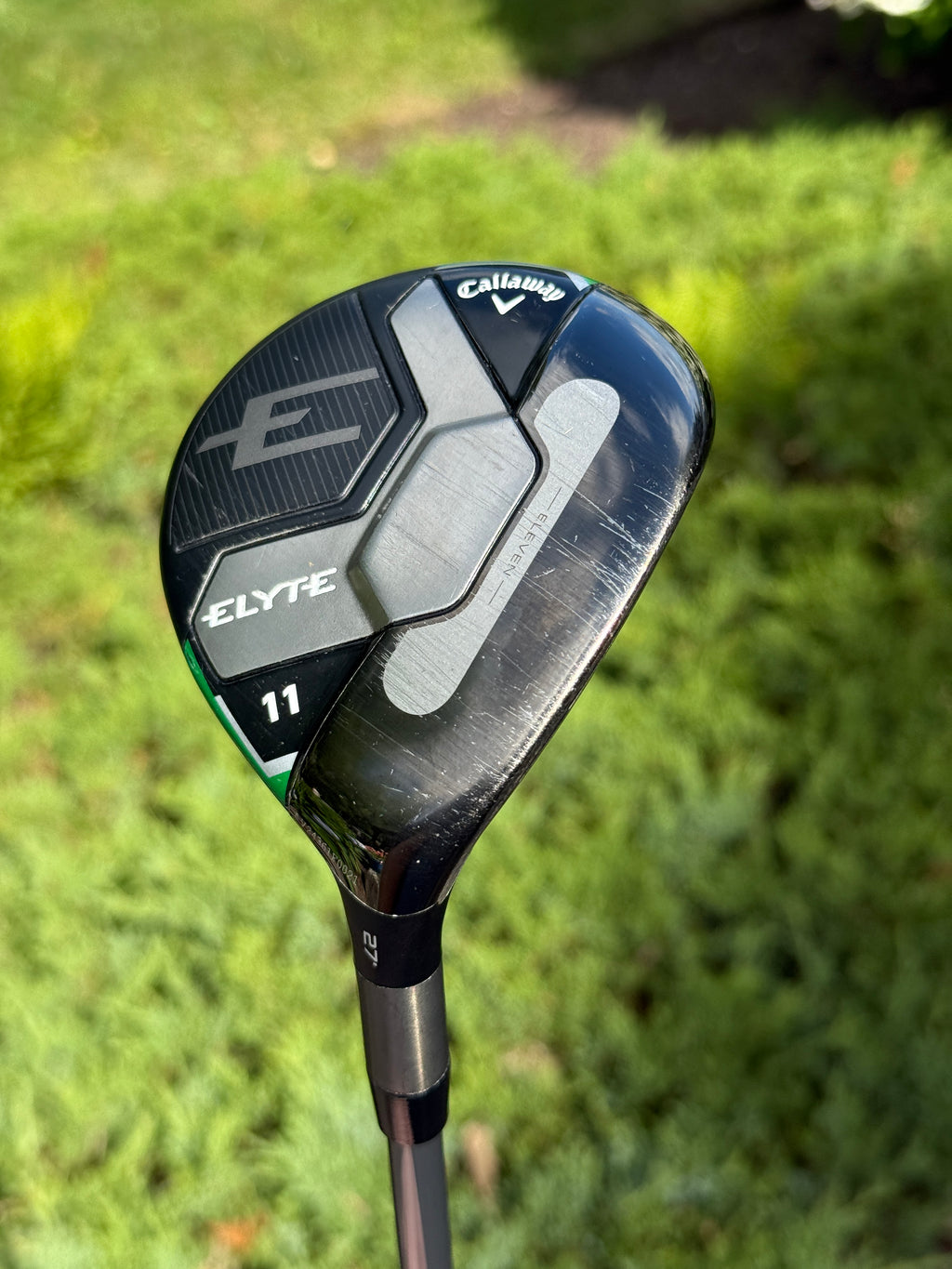 Callaway Elyte 11 Wood 27° Fairway Wood w/Regular Flex Denail Charcoal 60g Shaft & HC