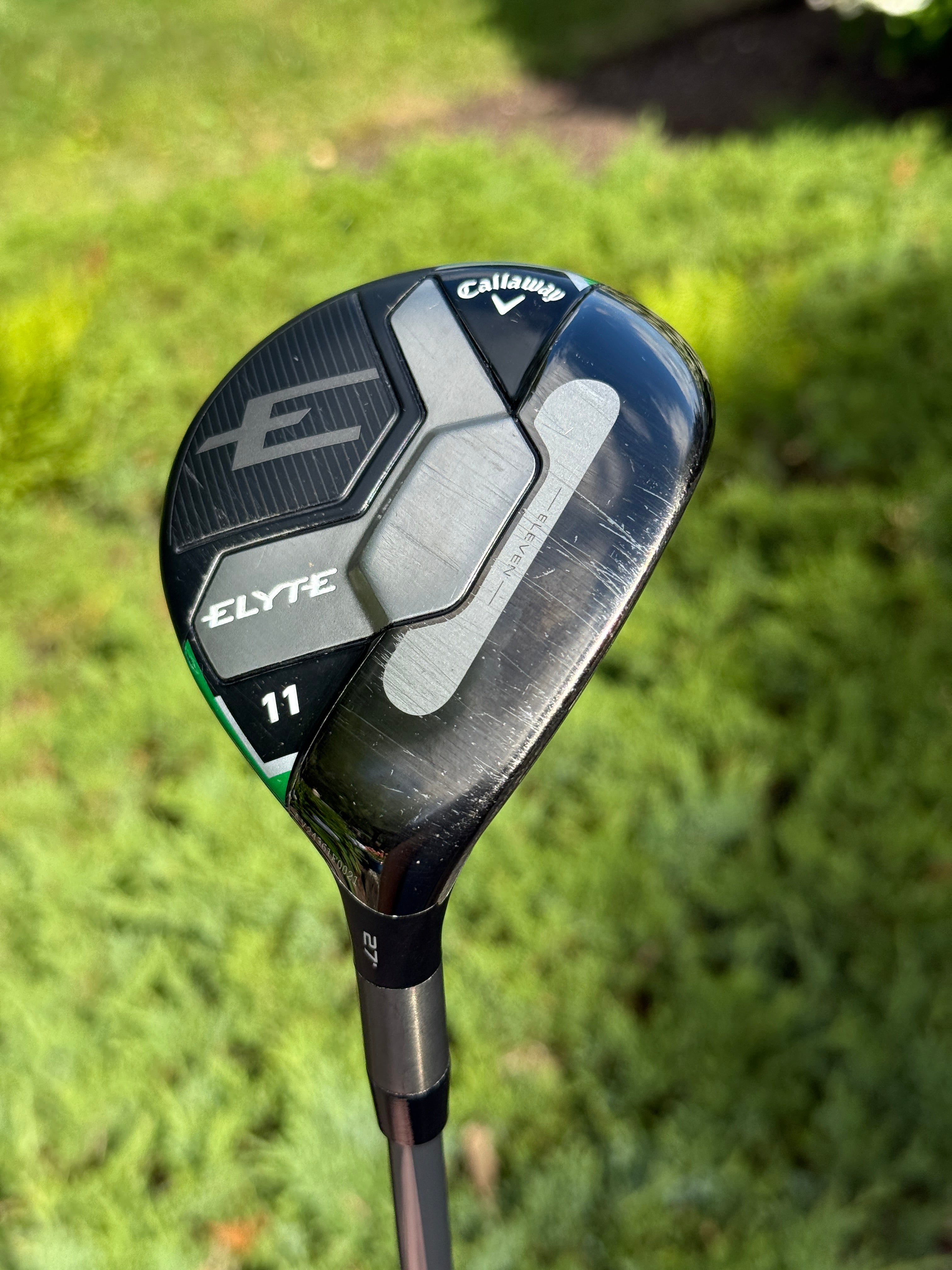 Callaway Elyte 11 Wood 27° Fairway Wood w/Regular Flex Denail Charcoal 60g Shaft & HC