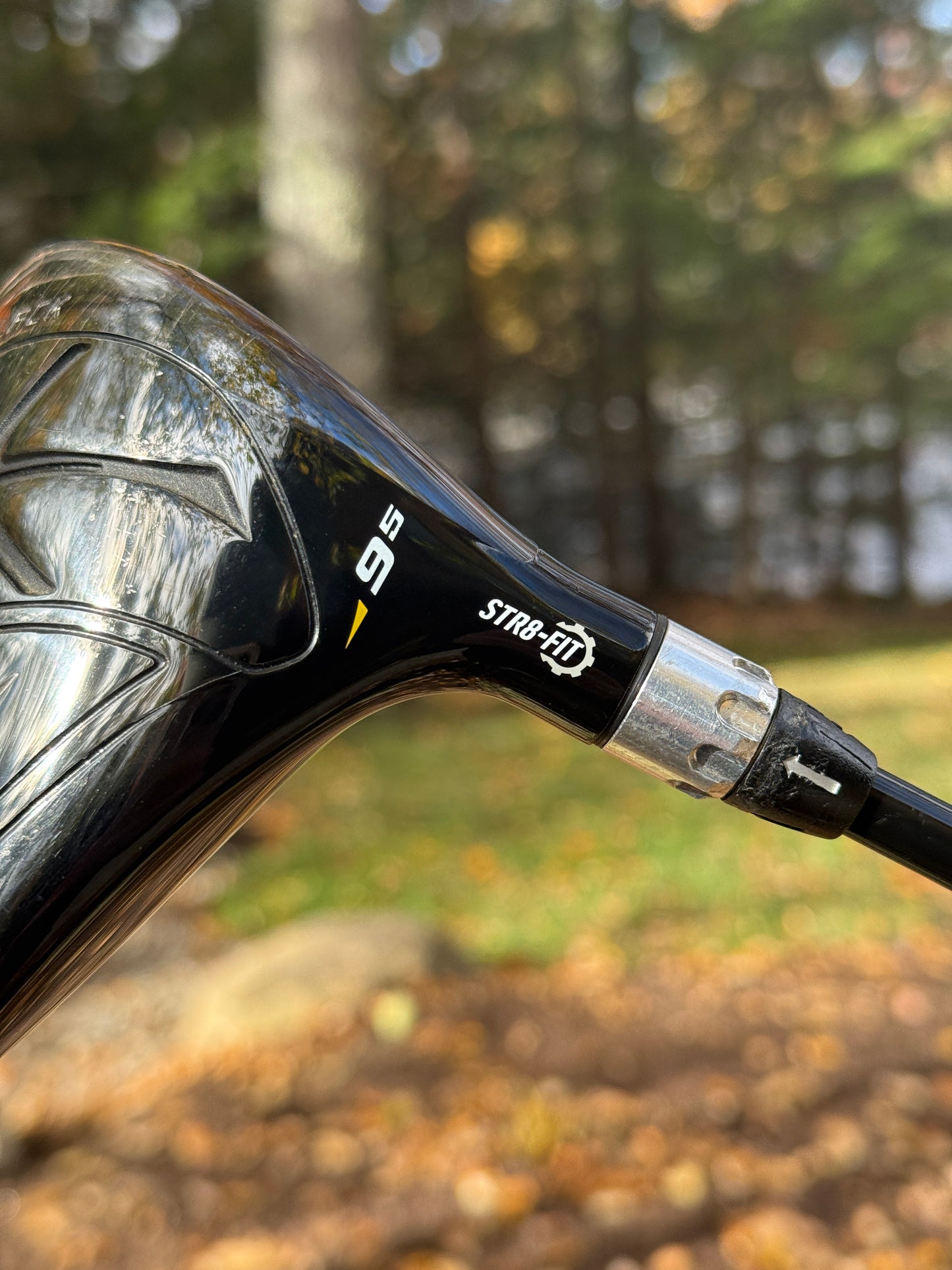 Nike SQ Machspeed Black Square Driver 9.5* w/60g Stiff Flex Shaft and Original HC + Grip MINT