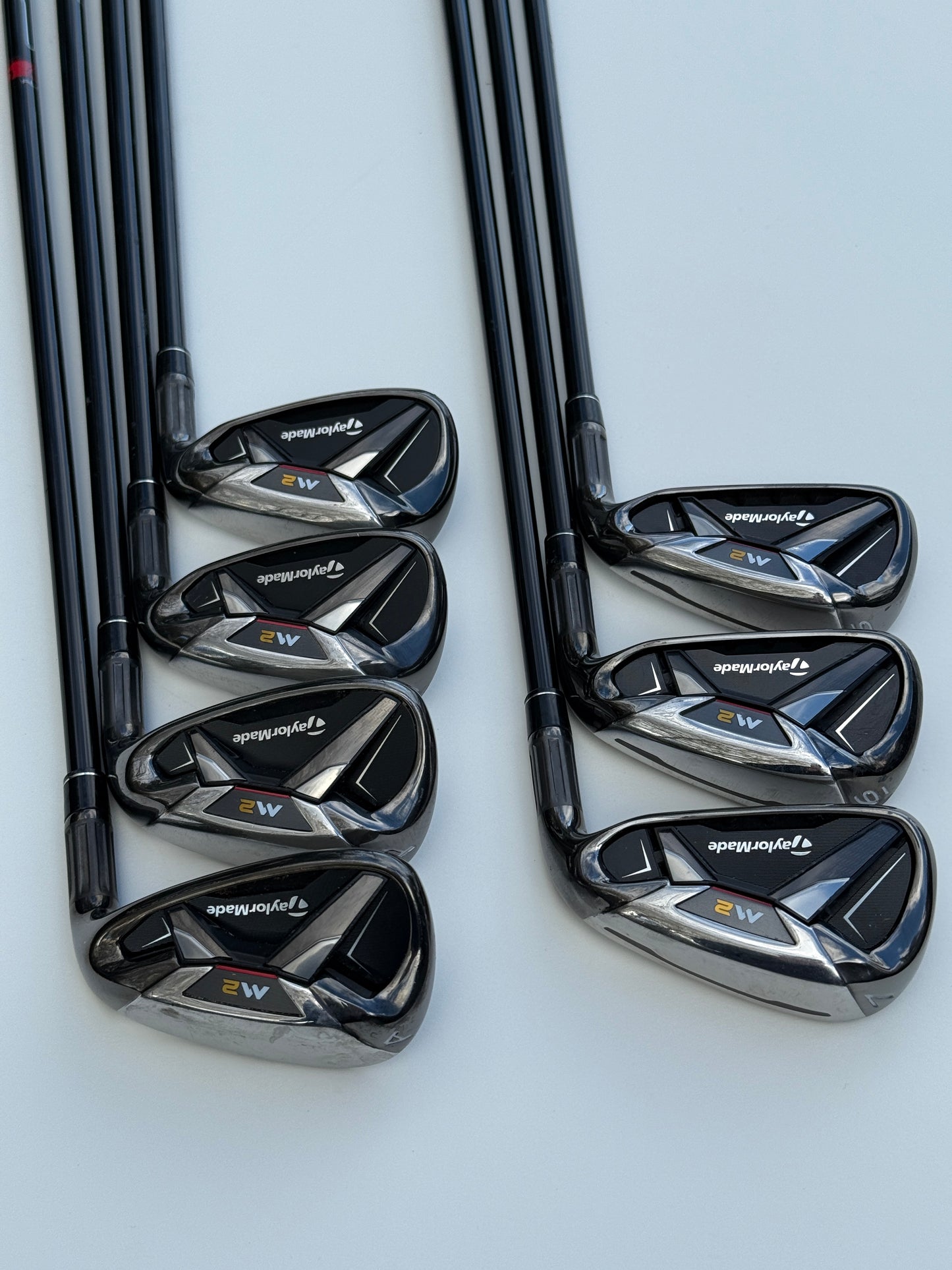 Taylormade M2 5-PW, AW Iron Set w/65g Regular Flex Graphite Shafts