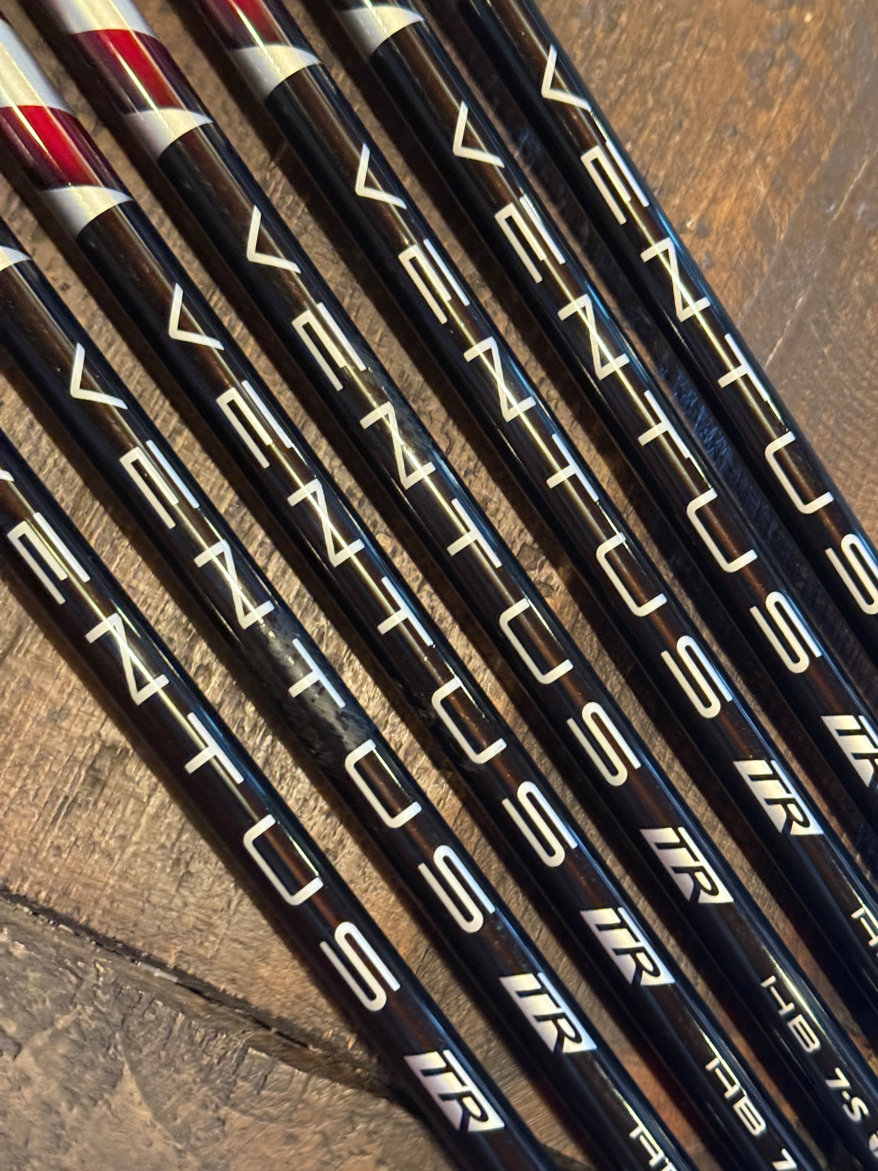 Fujikura Ventus TR HB 7-S Stiff Red Graphite Hybrid Shaft 40" .370 No Tip