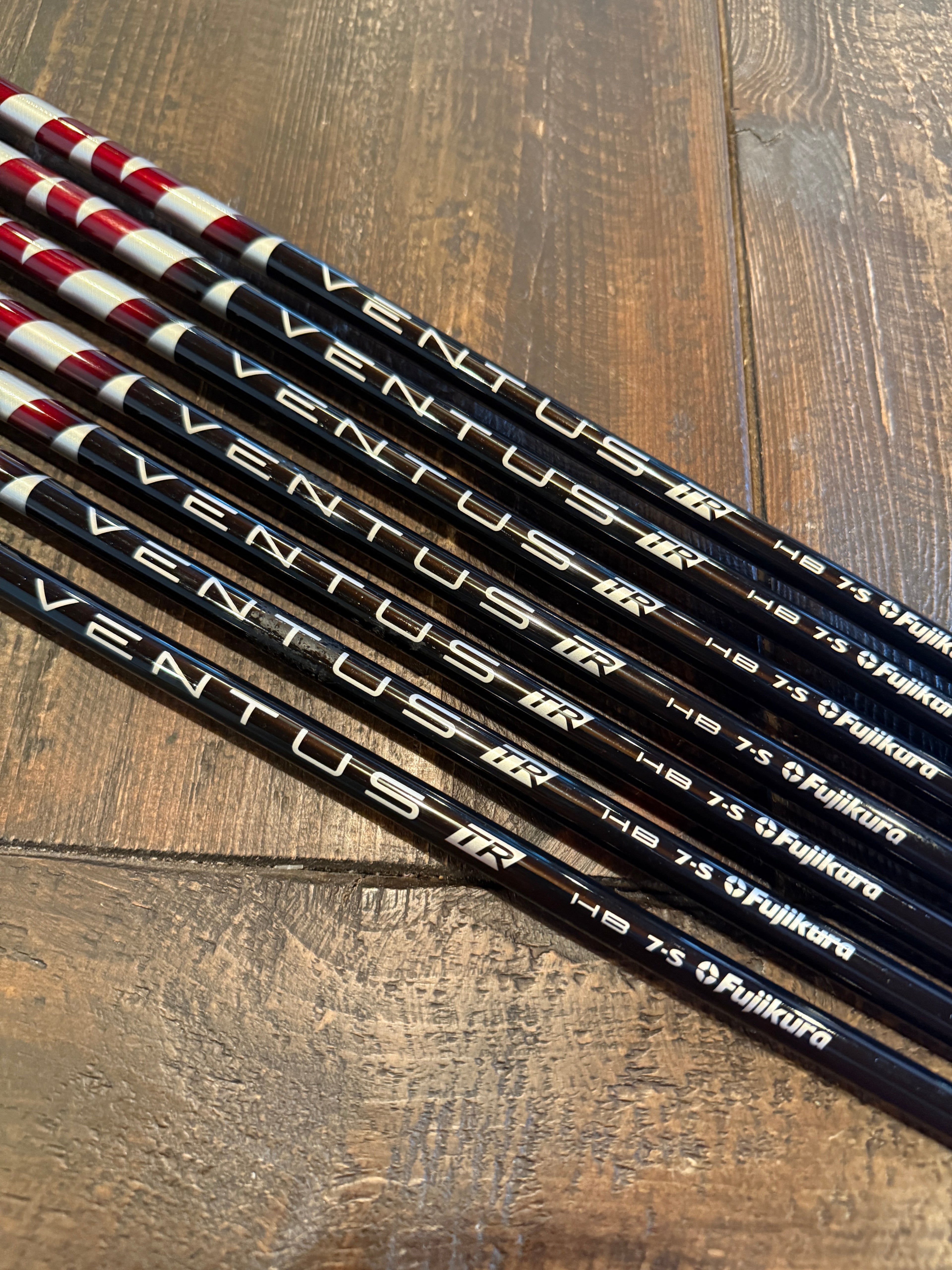 Fujikura Ventus TR HB 7-S Stiff Red Graphite Hybrid Shaft 40" .370 No Tip