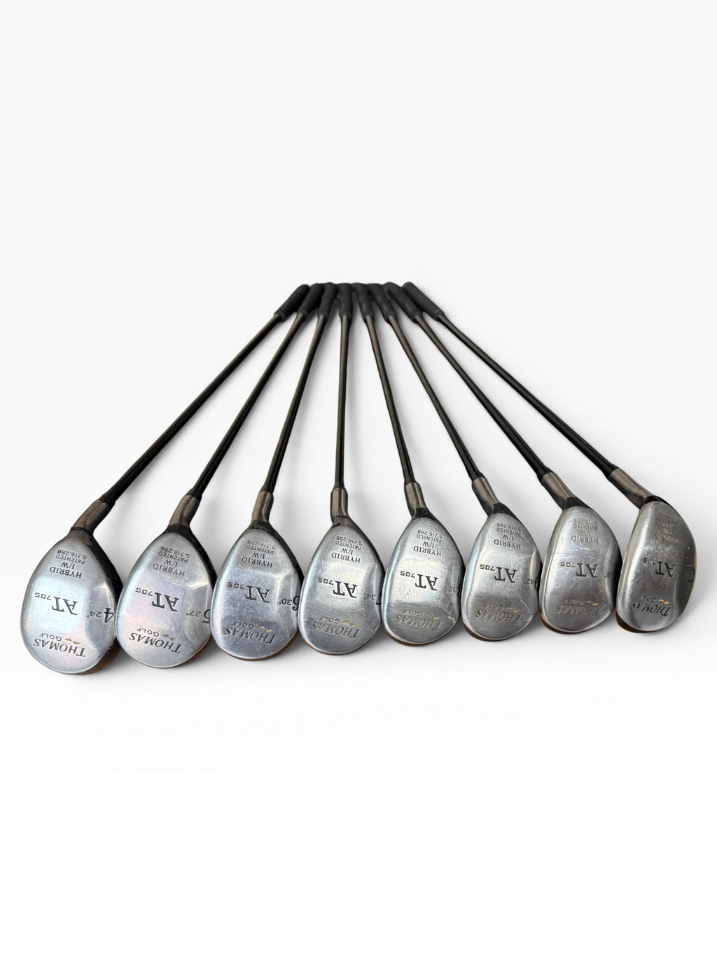 Thomas Golf AT-705 4-PW, GW Hybrid Iron Set w/Senior Flex Shafts