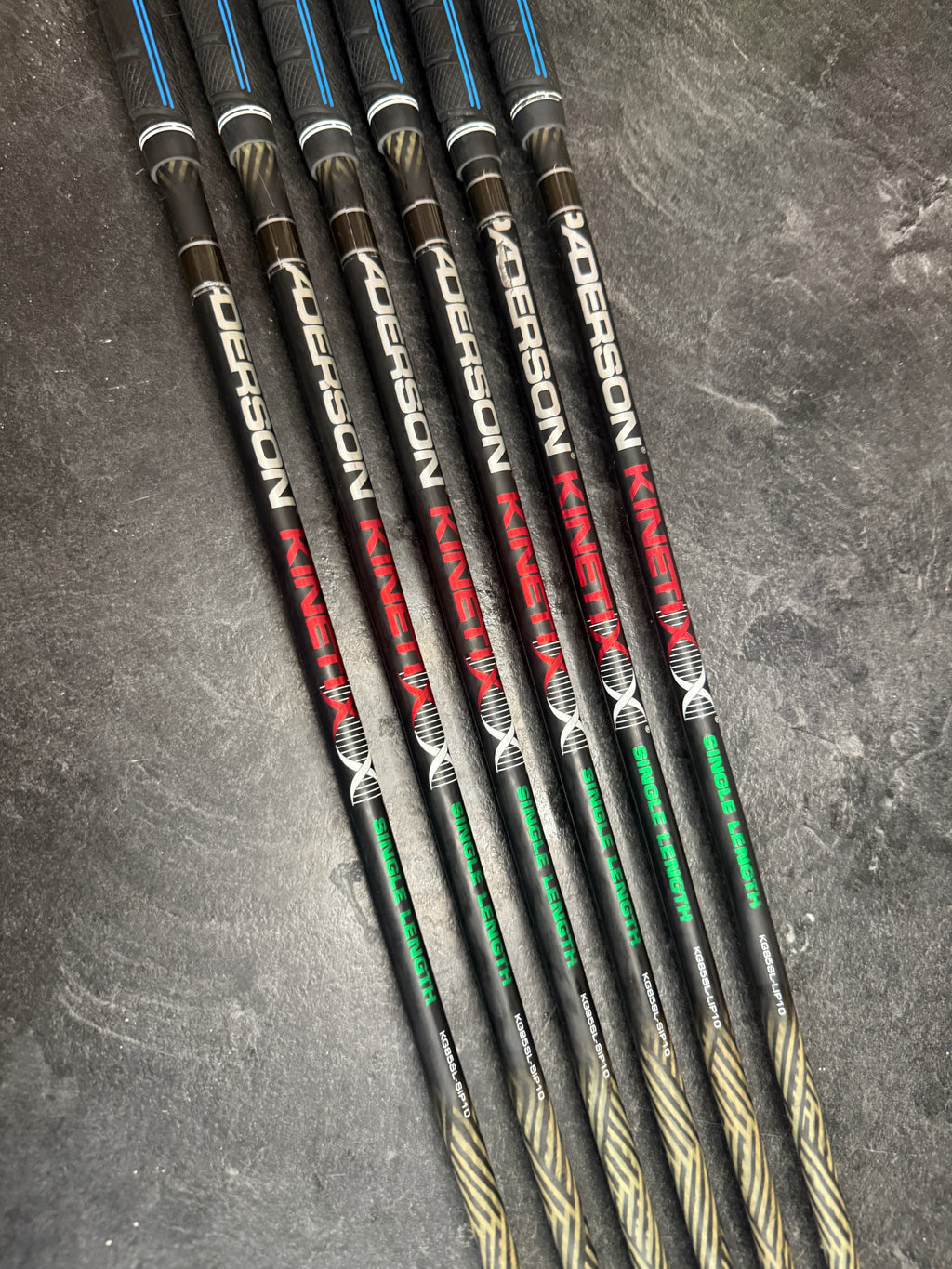Edel SLS-01 Single Length Iron Set 6-PW, SW w/Senior Flex Graphite Shafts