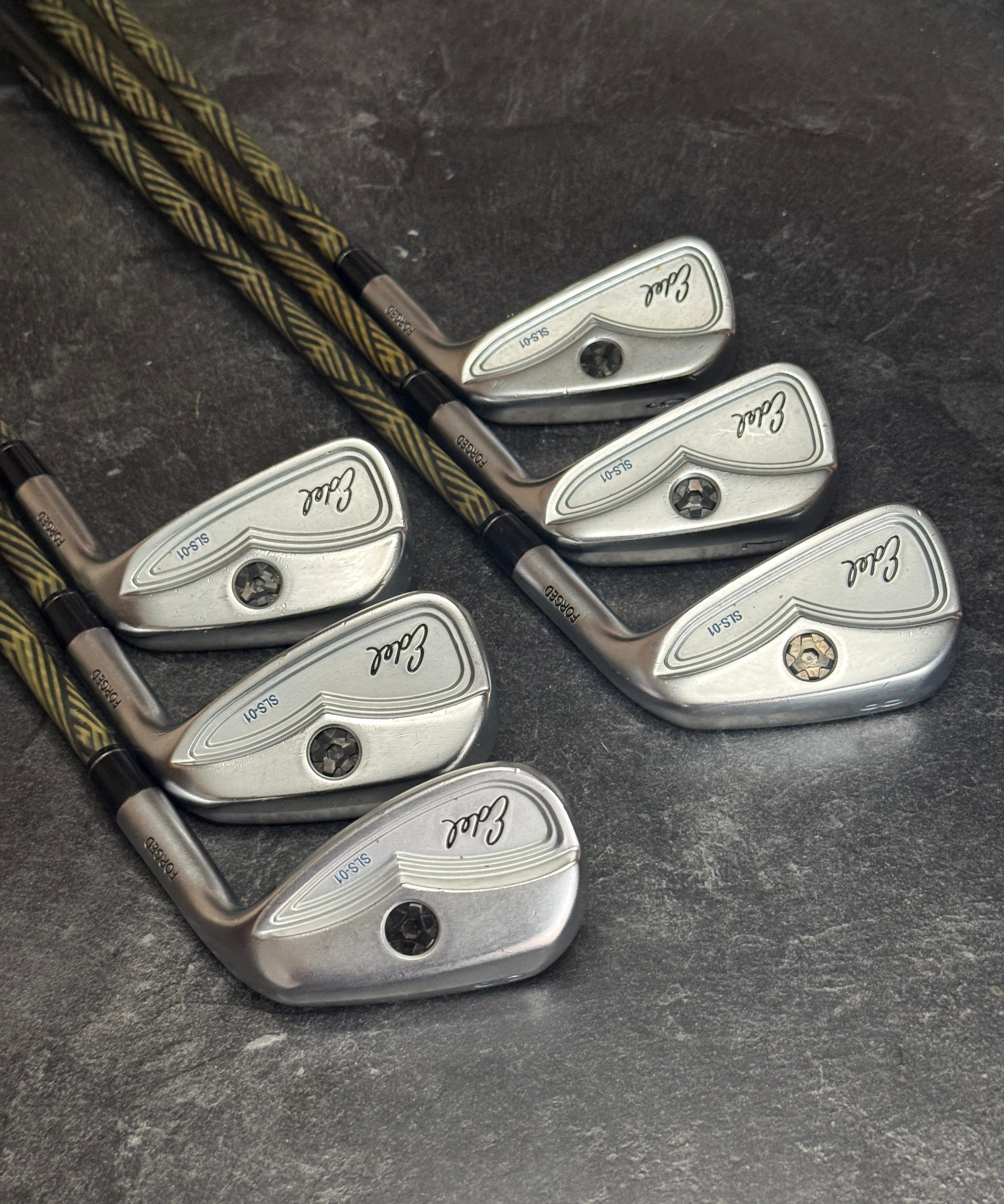 Edel SLS-01 Single Length Iron Set 6-PW, SW w/Senior Flex Graphite Shafts