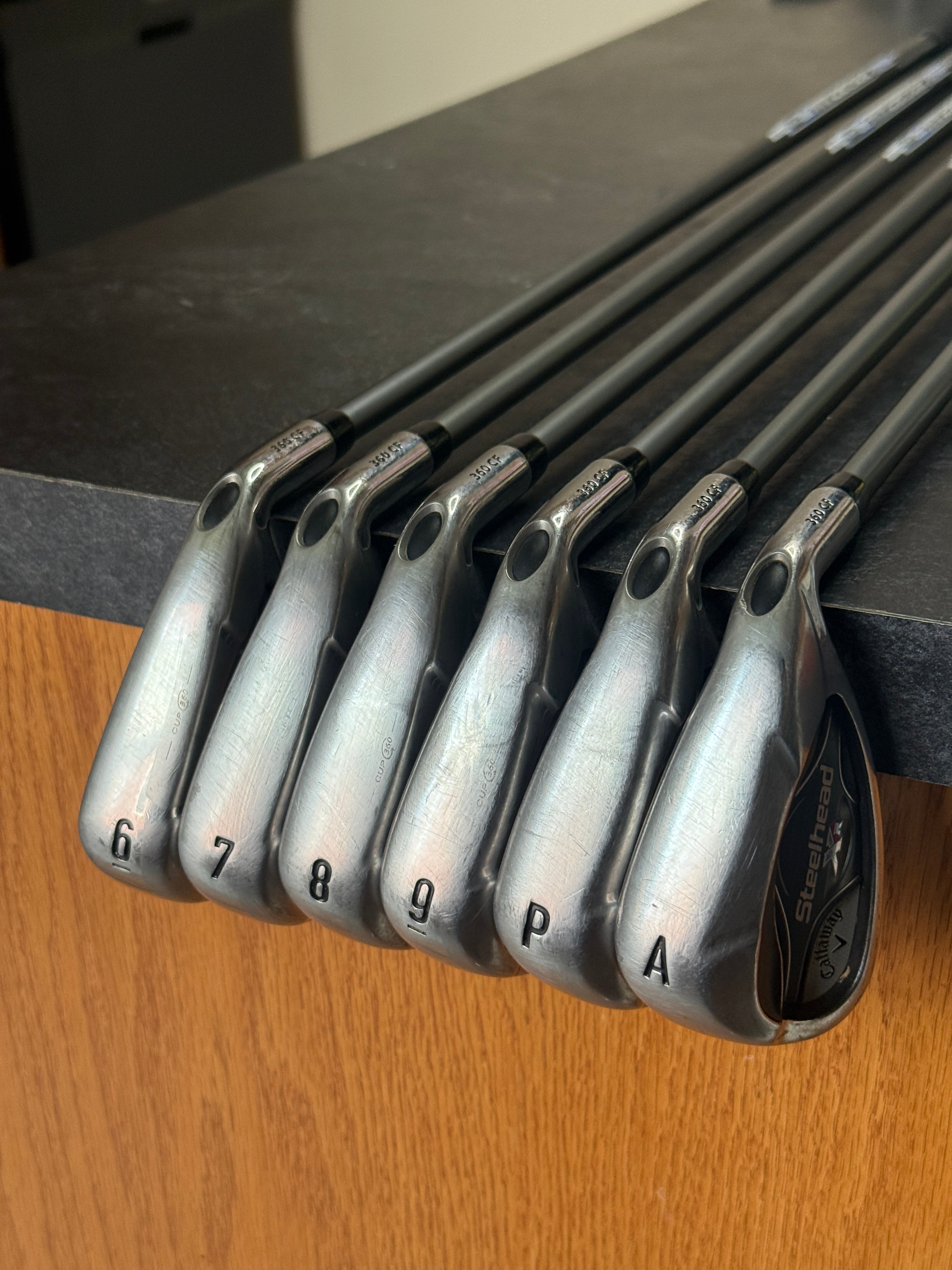Callaway Steelhead XR Iron Set 6-PW, GW w/Regular Flex Graphite Shafts