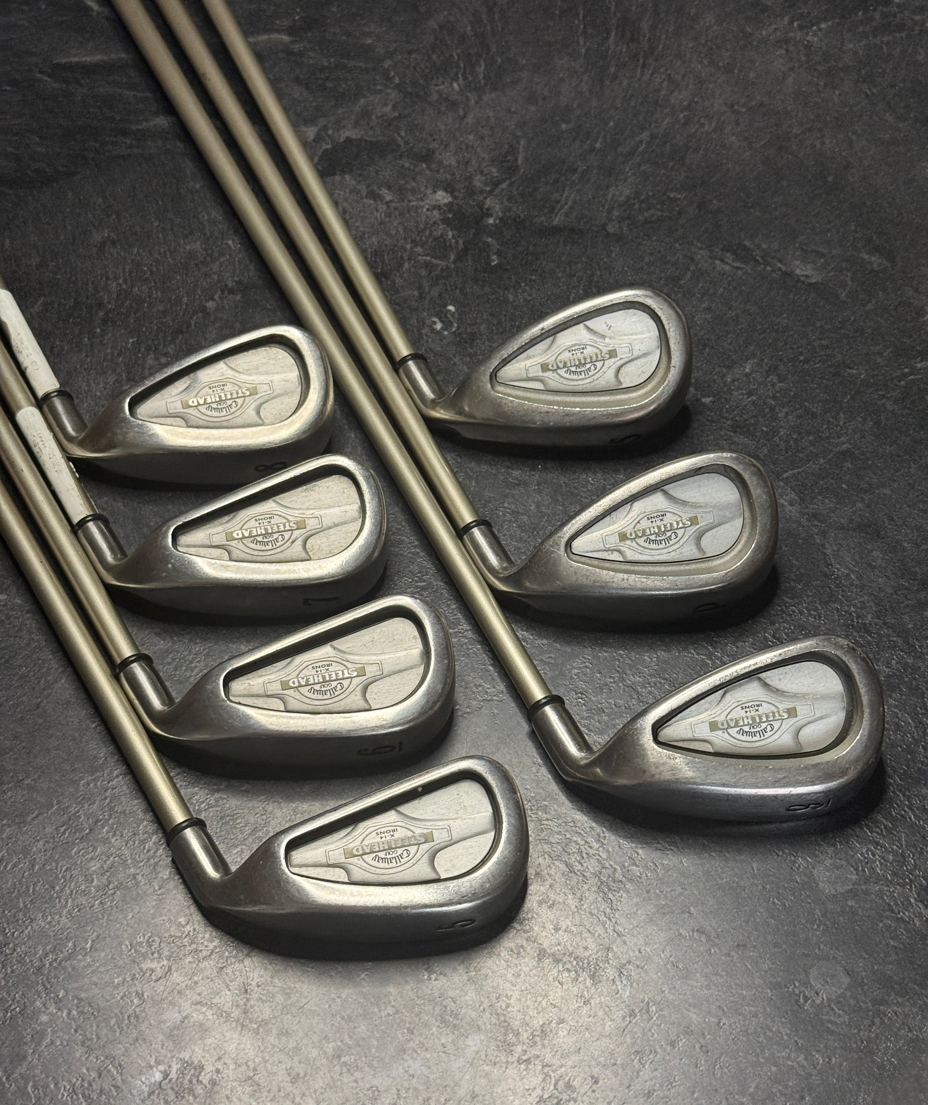 Callaway Steelhead X-14 5-PW, SW w/Ladies Flex Graphite Shafts