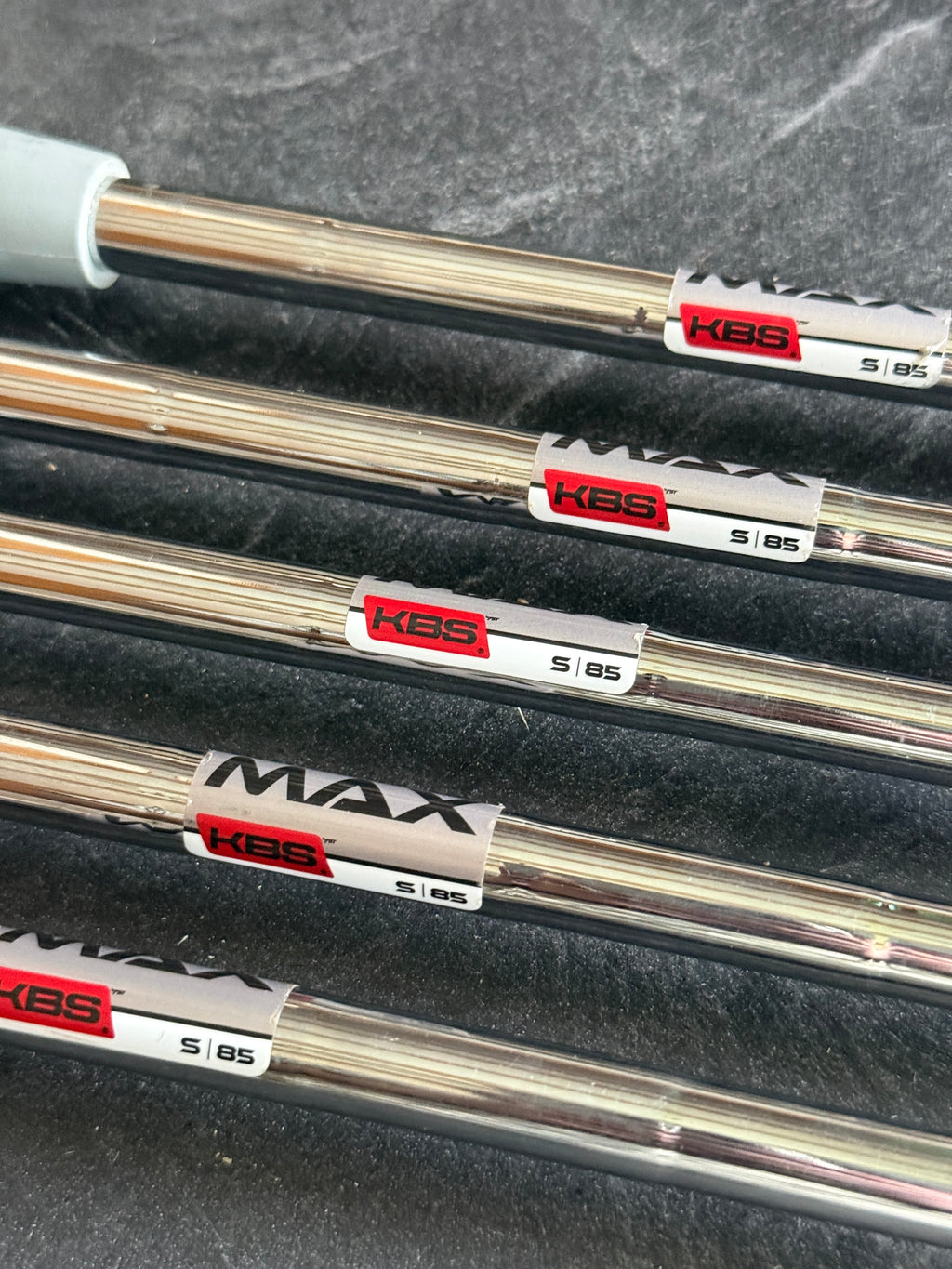 Taylormade M4 5-9 Iron Set w/KBS MAX 85g Stiff Flex Steel Shafts