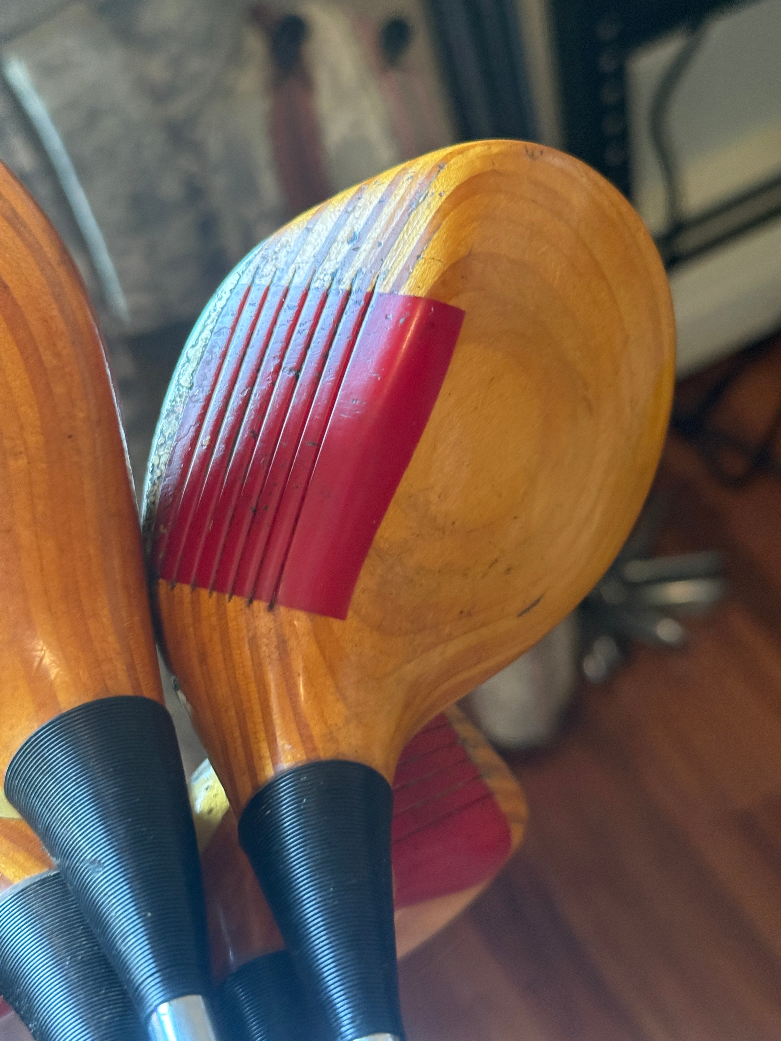 Ping Zing Blonde Fairway Wood Set 1-3-5-7 Woods w/KT-M Steel Shafts