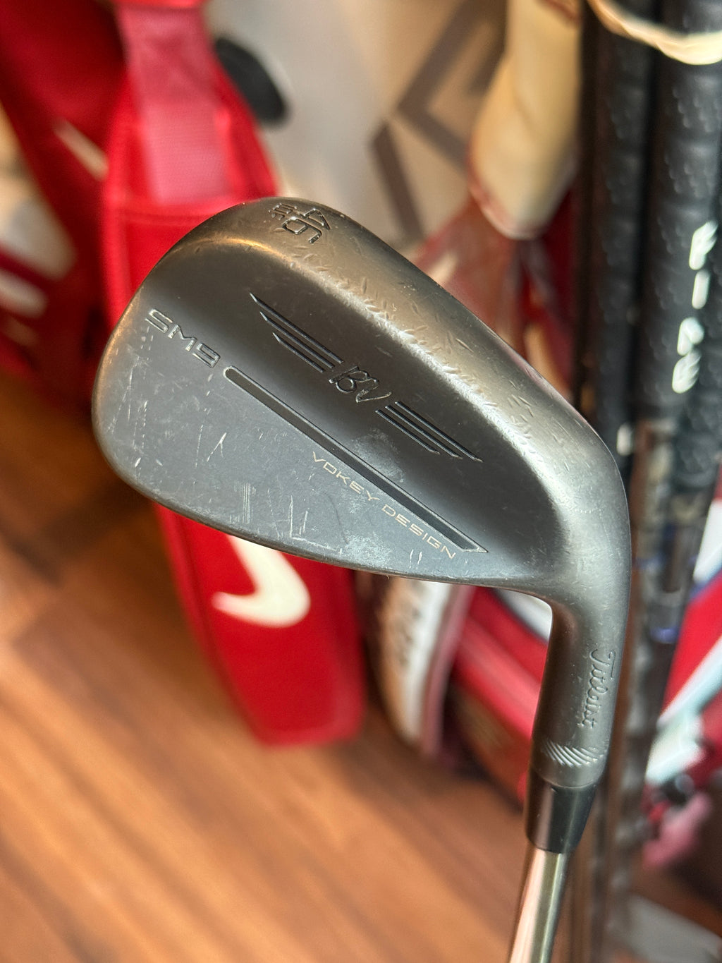 Titleist Vokey SM9 46°-10° F Grind Pitching Wedge Black
