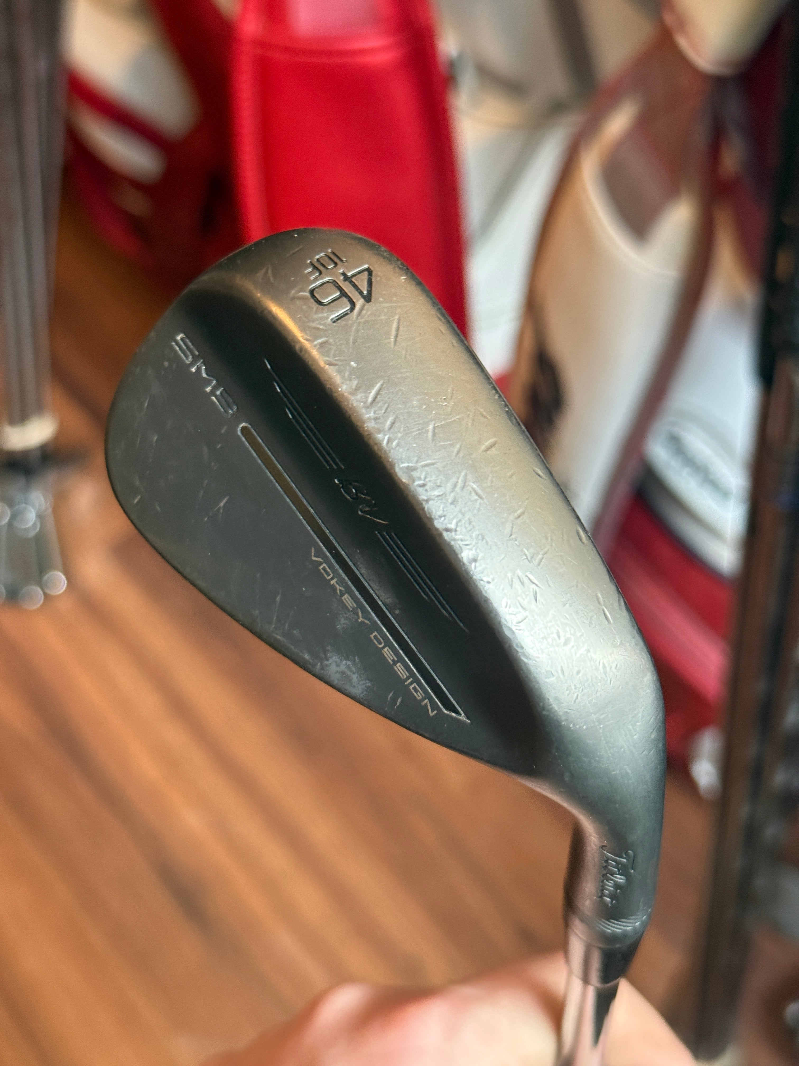Titleist Vokey SM9 46°-10° F Grind Pitching Wedge Black