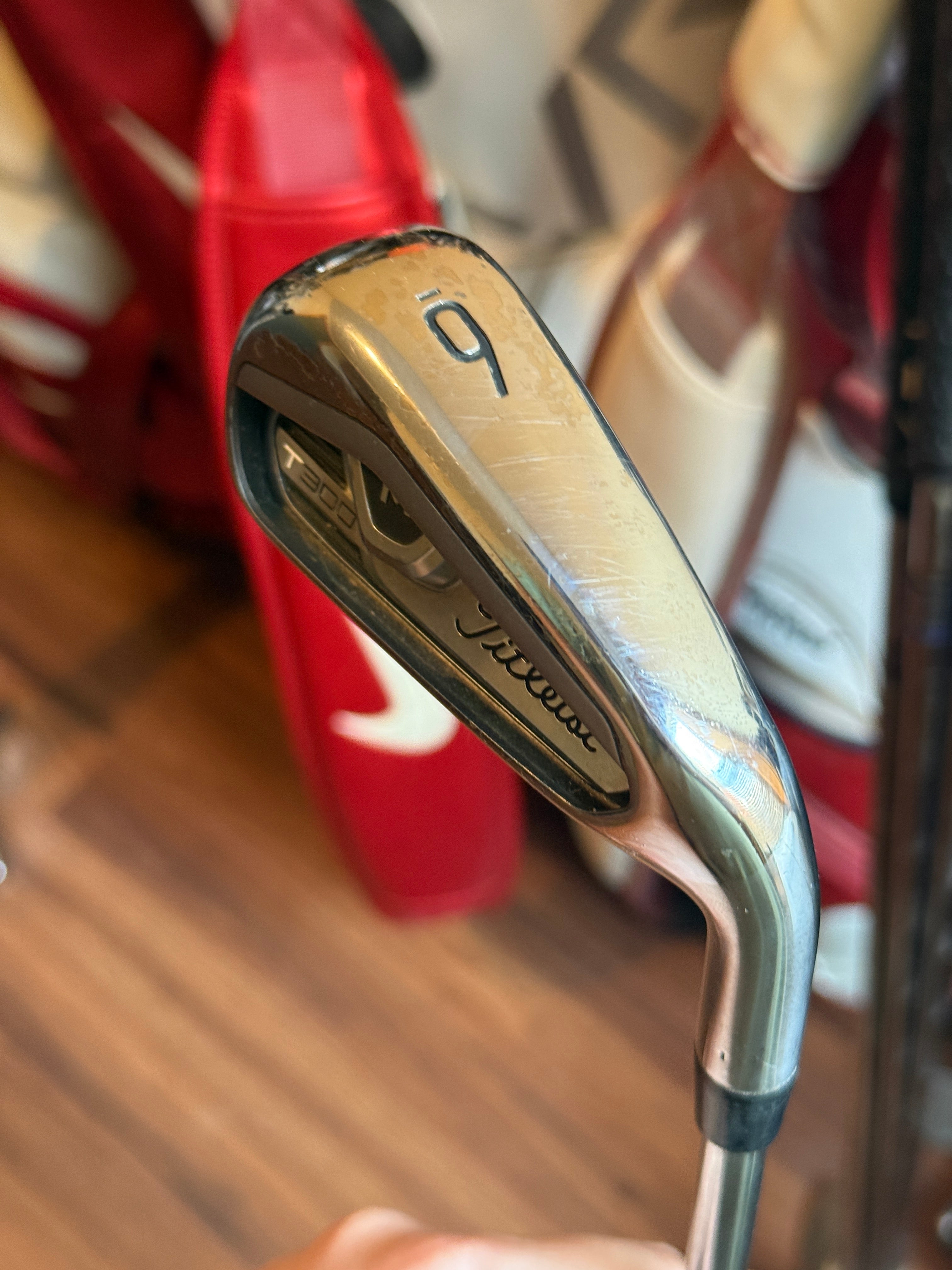 2021 Titleist T300 6 Iron w/KBS MAX 85g Stiff Flex Shaft