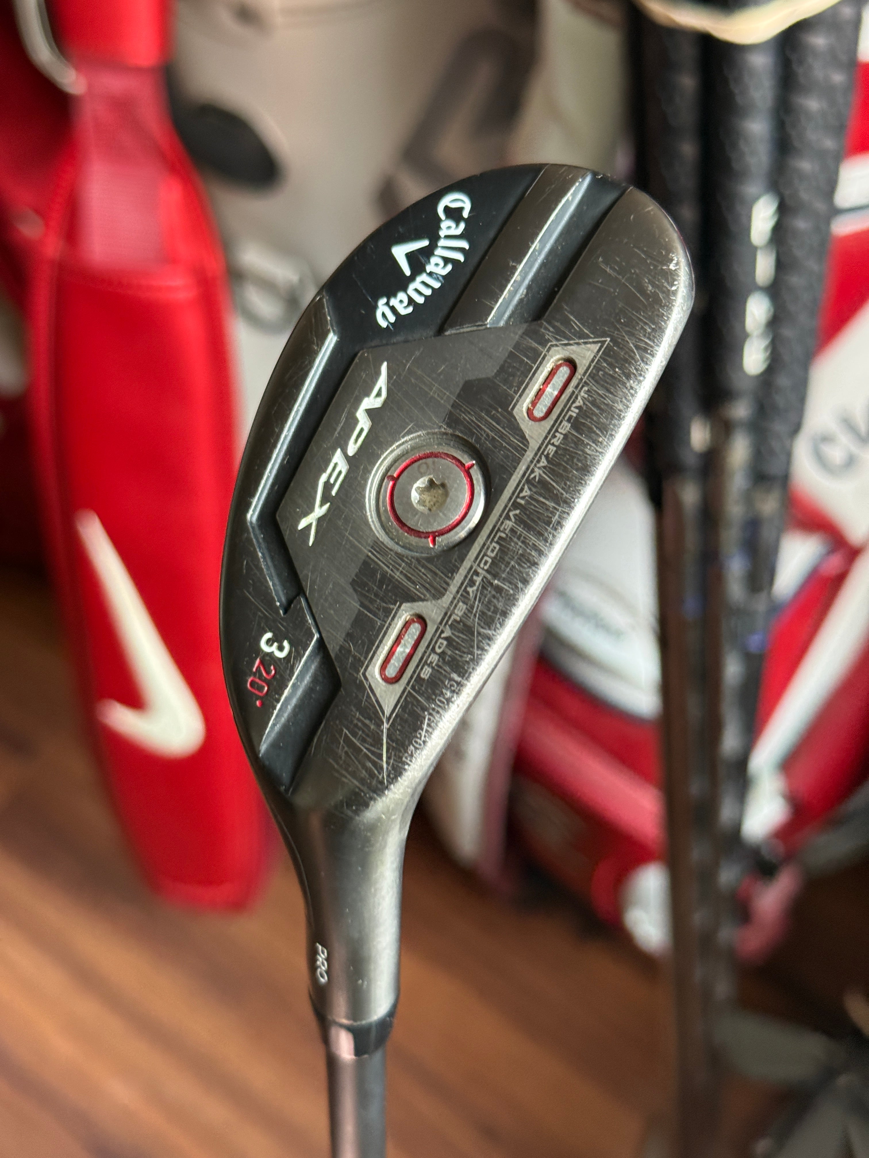 Callaway Apex Pro 21 3 Hybrid 20° w/80g Stiff Flex Shaft & HC
