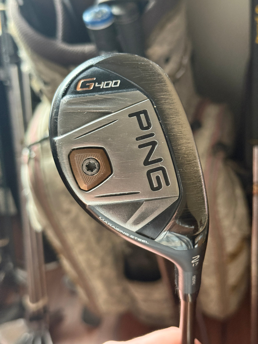 Ping G400 17° 2 Hybrid w/70g Stiff Flex Shaft