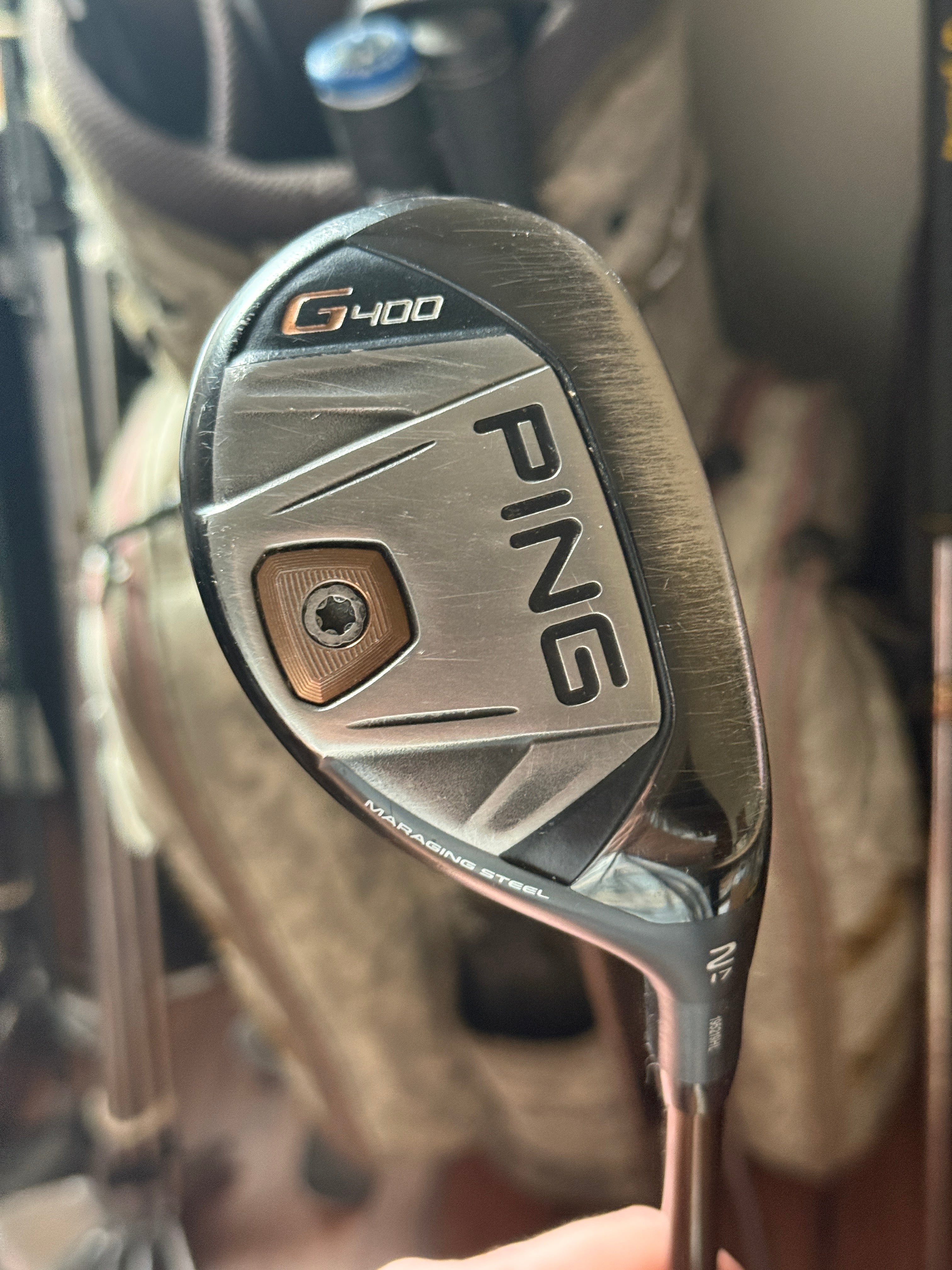 Ping G400 17° 2 Hybrid w/70g Stiff Flex Shaft