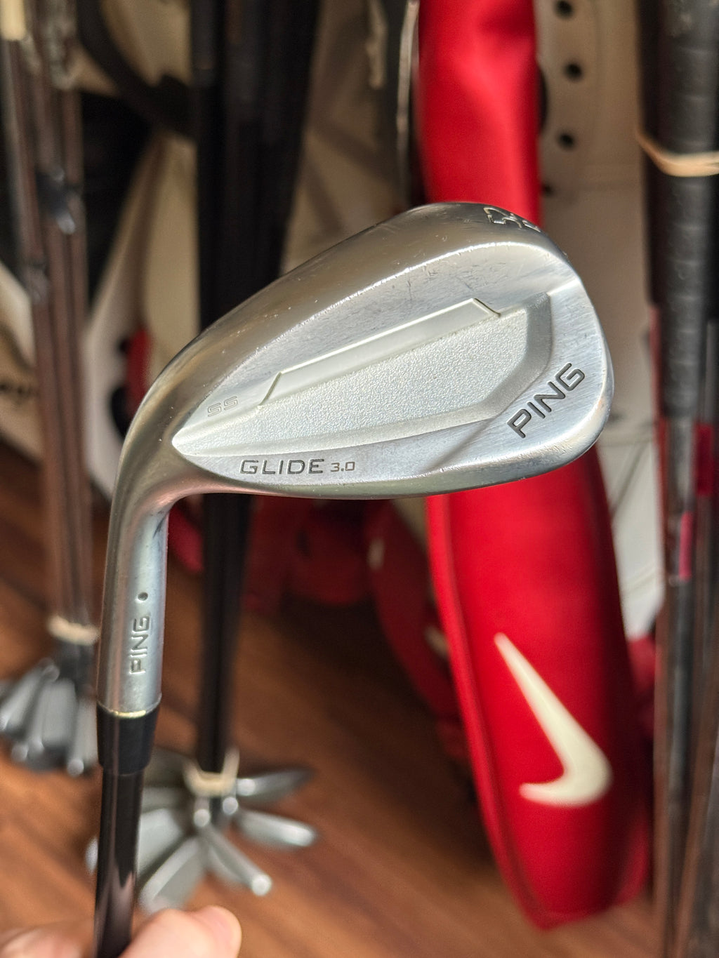 Ping Glide 3.0 SS 52°-12° Left Handed Wedge w/UST 65 Series Shaft