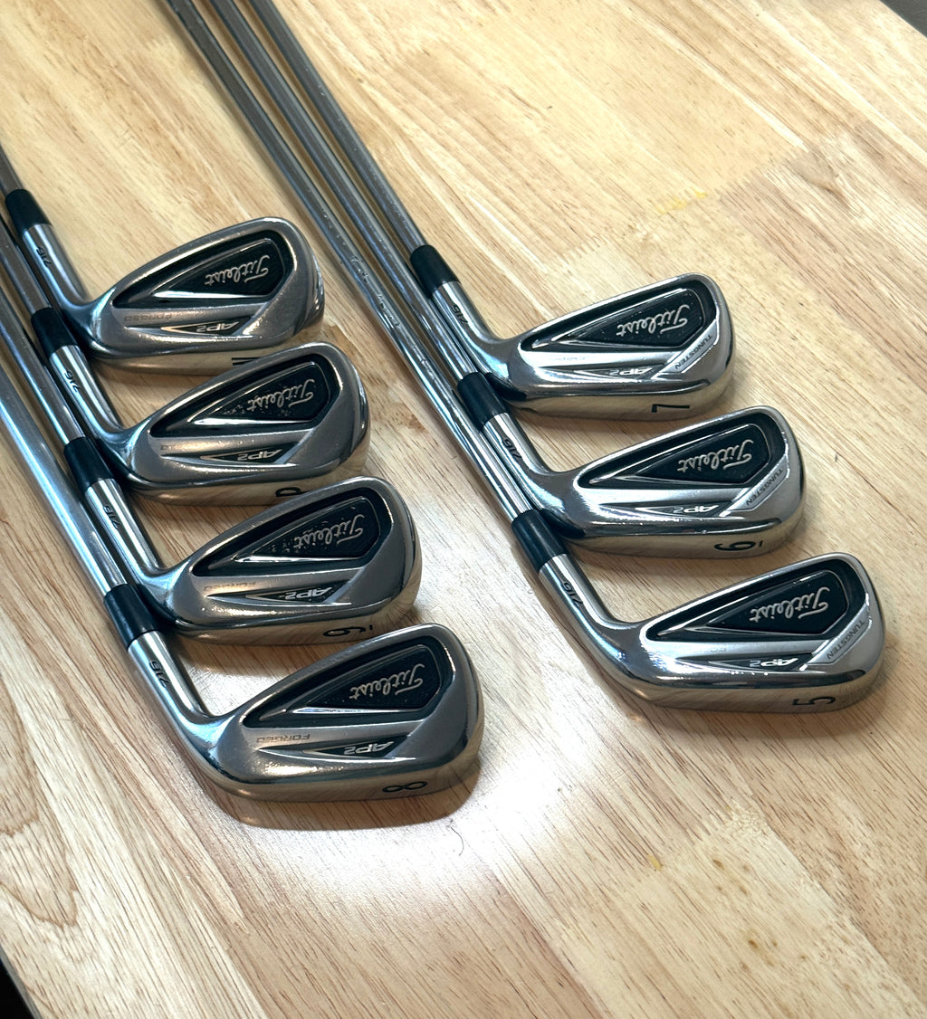 Titleist 716 AP2 5-PW,GW Iron Set w/XP 90g R300 Regular Flex Steel Shafts