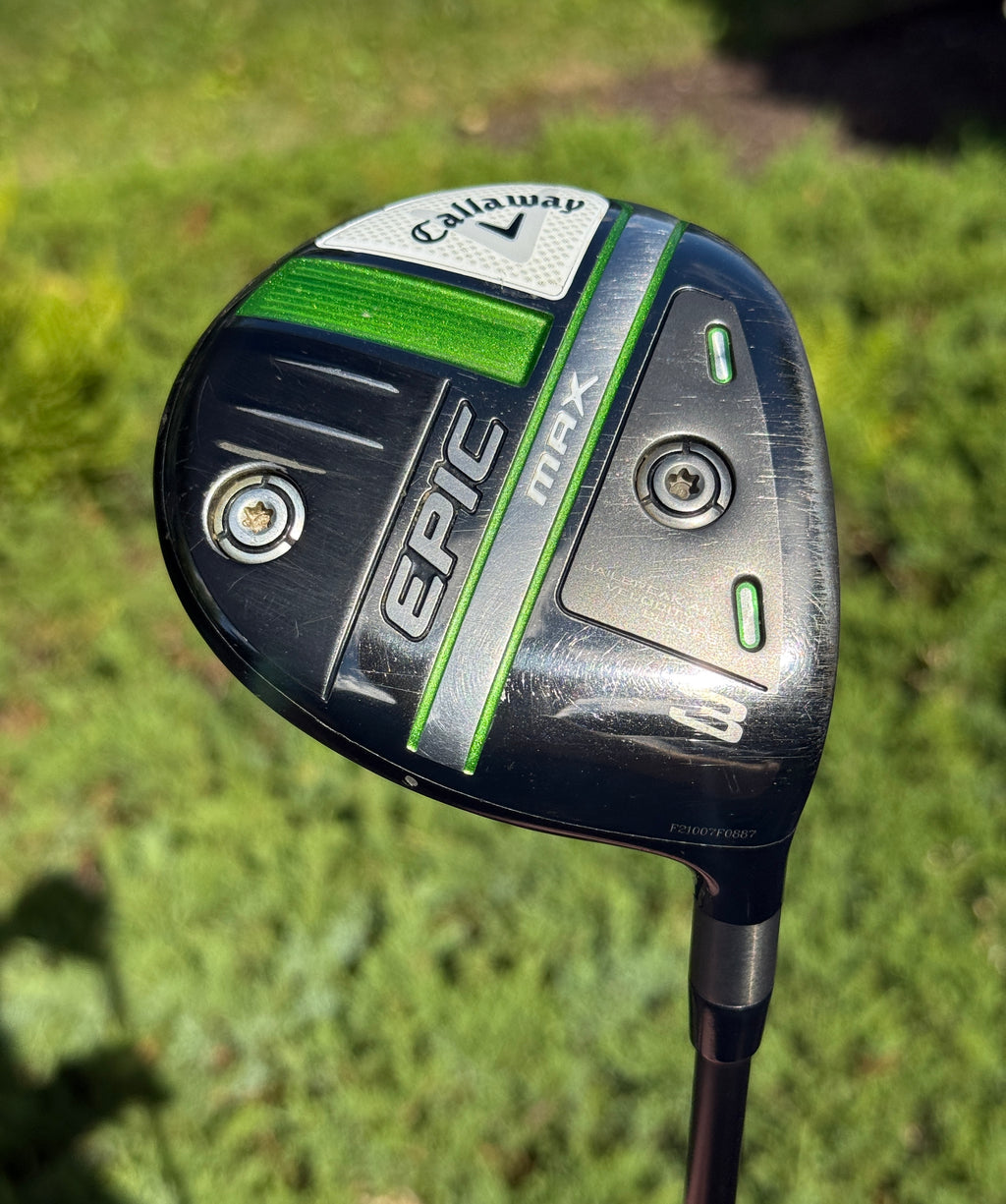 Callaway Epic Max 15° 3 Wood w/Regular Flex Graphite Shaft