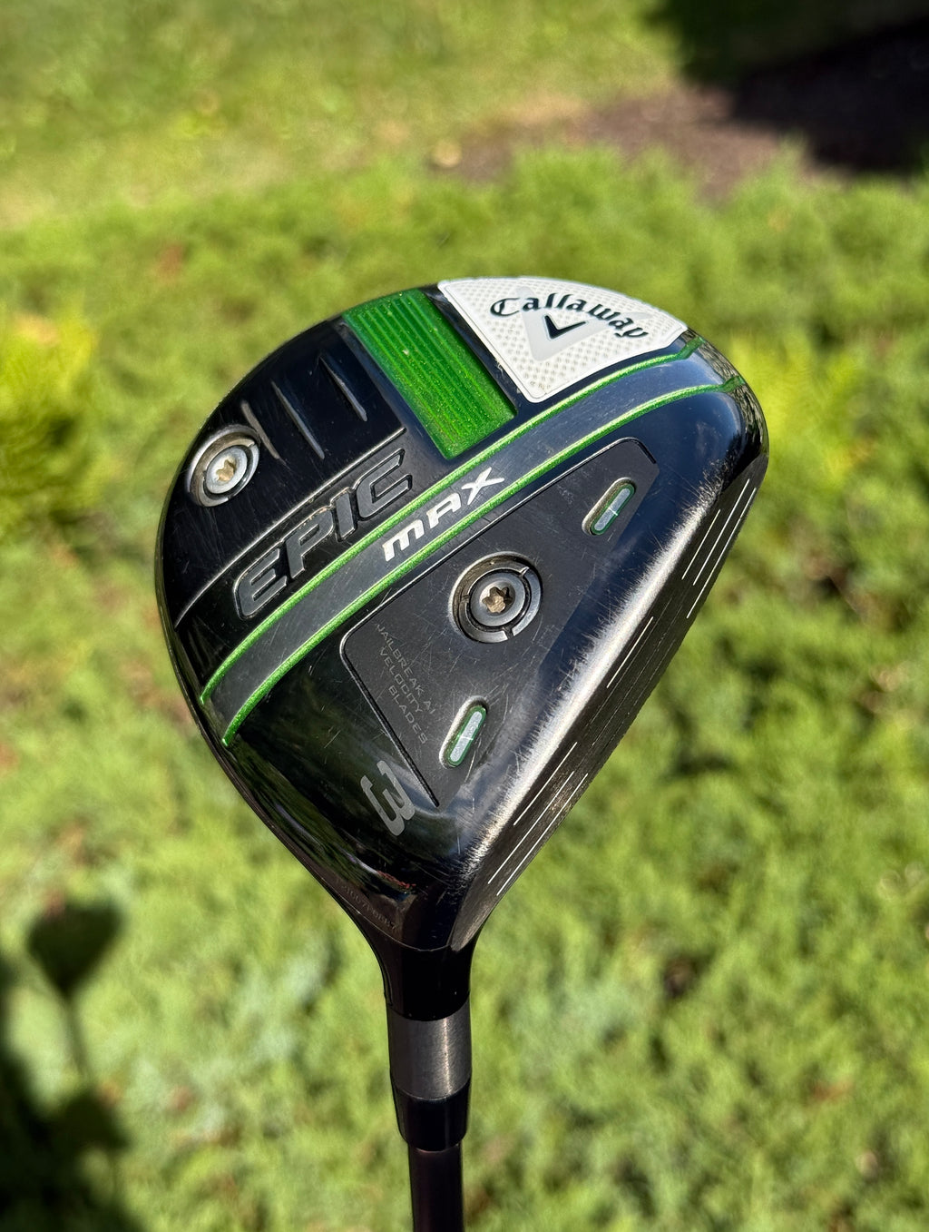 Callaway Epic Max 15° 3 Wood w/Regular Flex Graphite Shaft