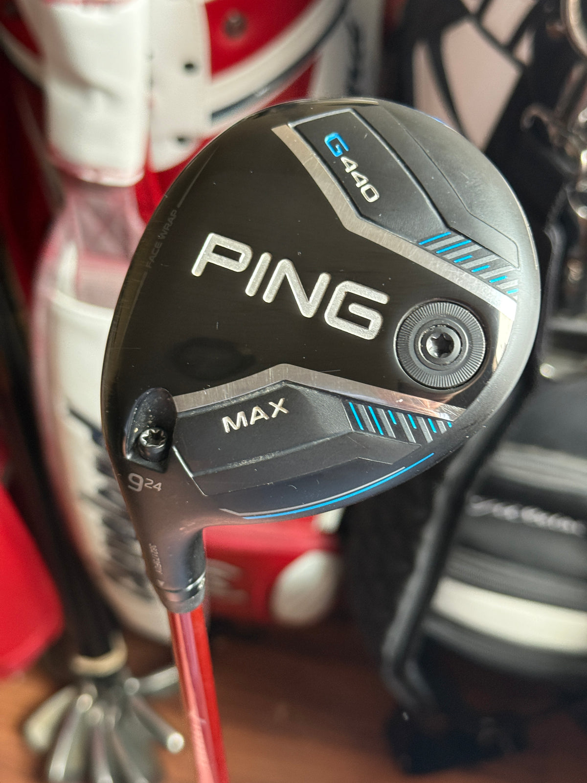 LH Ping G440 Max 24° 9 Wood w/ 60g Denali Red Stiff Flex